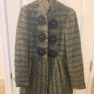 Vintage Anthro wool coat, size 4